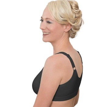 Sujetador de algodón moldeado Molded Leisure 130, sin costuras y con cierre frontal, ideal para post-cirugía.