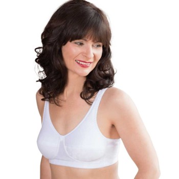 Sujetador clásico para prótesis de mama Lady Rose con bordado de rosas disponible en varios colores.