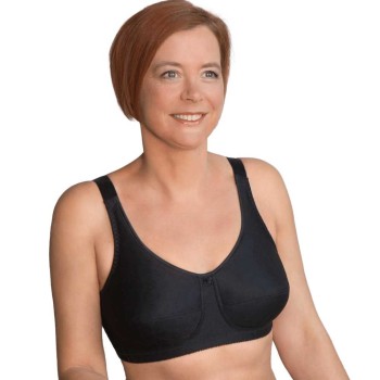 Sujetador clásico para prótesis de mama Lady Rose con bordado de rosas disponible en varios colores.