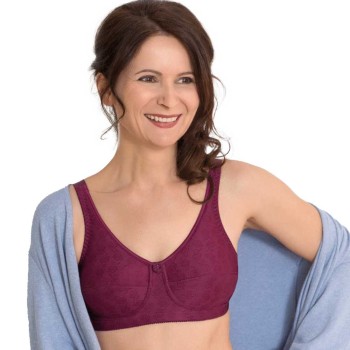 Sujetador clásico para prótesis de mama Lady Rose con bordado de rosas disponible en varios colores.