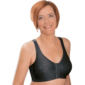 Sujetador para prótesis X-Back Rose color beige con cierre frontal y refuerzo en la espalda.