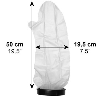 Protector de escayola para antebrazo de adulto con anillo de silicona hermético para ducha.