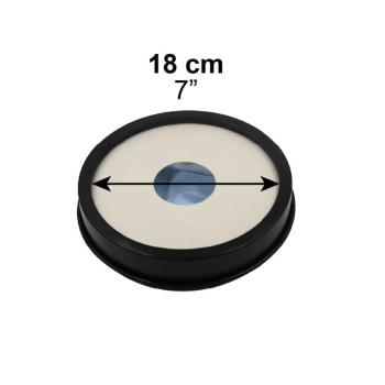 Protector de escayola para media pierna de adulto con anillo de silicona para ducha y baño.