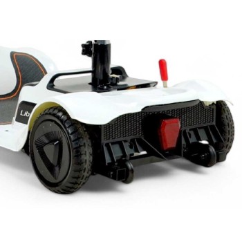 Scooter eléctrico compacto Libercar Alfa con pantalla digital y llave NFC.