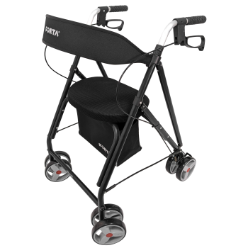 El Andador Rollator Drakon 2 para personas mayores de la marca Forta es un producto de alta calidad fabricado en aluminio.