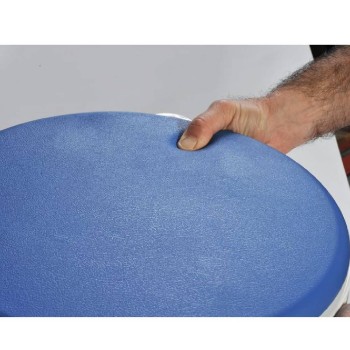 Taburete Ducha Asiento Giratorio 360º | Acolchado, Altura Ajustable, Bandeja