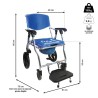 Silla de Ducha y WC Plegable Menorca