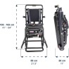 Silla de Ruedas Eléctrica y Portátil para Subir Escaleras