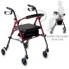 Andador Rollator Ligero Con Asiento Regulable