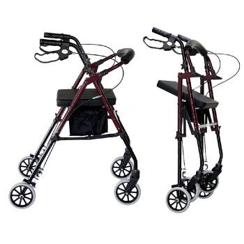 Andador Rollator Ligero Con Asiento Regulable