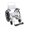 Silla de Ducha y WC de Aluminio con Ruedas Grandes