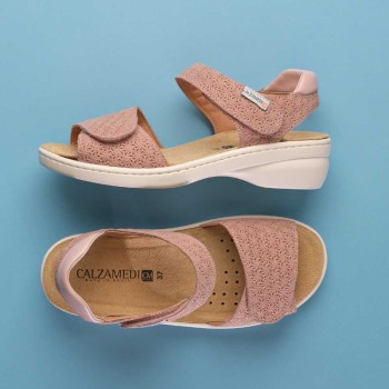 Sandalias con Doble Cierre Velcro
