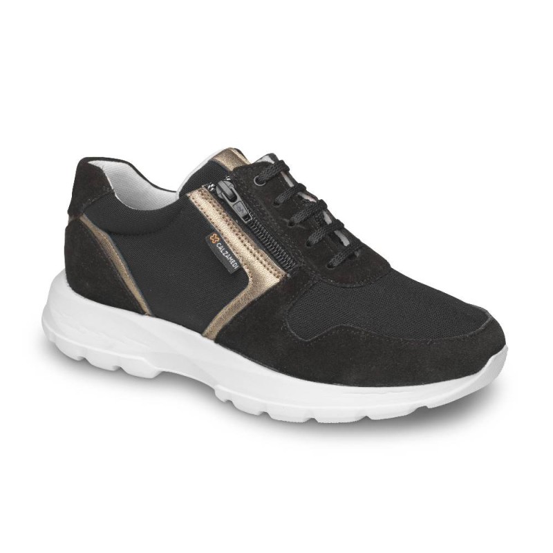 Zapatilla deportiva para mujer de ancho especial, con parte superior de rejilla transpirable