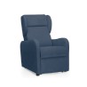 Sillón relax elevable Agave en color neutro, con reposabrazos estrechos, respaldo ergonómico