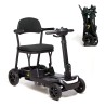 Scooter eléctrico plegable Foldi de color moderno, con chasis ultraligero de 17 kg, luces LED integradas, manillar ajustable