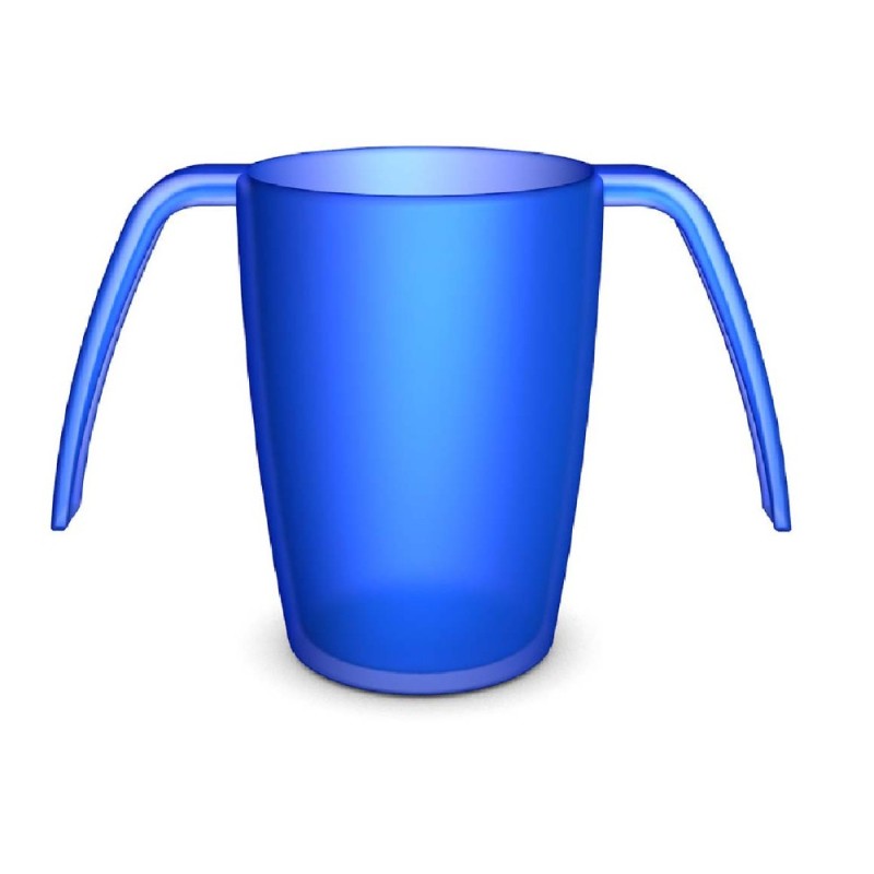 Vaso con Doble Asa Ergoplus | Vajilla Adaptada Antitemblores