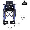 Silla de Ruedas Infantil Autopropulsable P10030 | Plegable