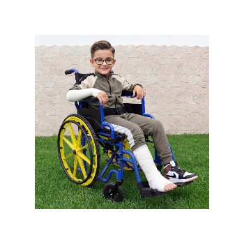 Silla de Ruedas Infantil Autopropulsable P10030 | Plegable