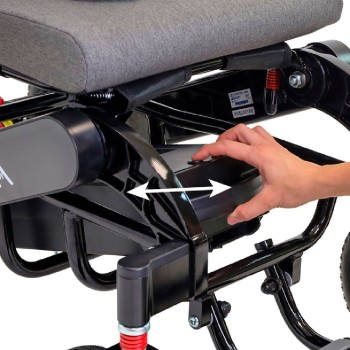 Silla de Ruedas Eléctrica KMINA Gris | Batería Litio 30 Ah