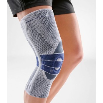 Vendaje de rodilla GenuTrain P3 de Bauerfeind con almohadilla rotuliana, guía correctora ajustable de tracción lateral