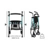 Andador de Aluminio ZEN LITE Ayudas Dinámicas AD143 | Solo 51 cm