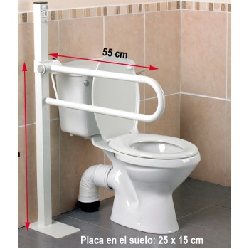 Barra de Baño Abatible Sobre Mástil
