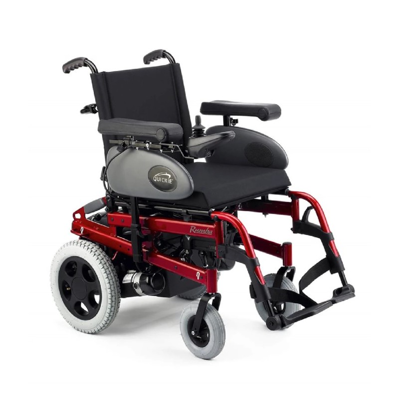 Silla de ruedas eléctrica plegable Quickie Rumba de Sunrise Medical.