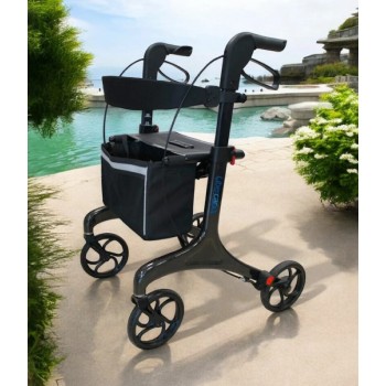 Andador Rollator de Fibra de Carbono Libercar Karbon
