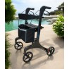 Andador Rollator de Fibra de Carbono Libercar Karbon