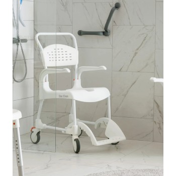 Silla de Ducha y WC Clean Etac 4 Frenos y Cubeta