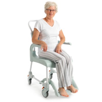 Silla de Ducha y WC Clean Etac 4 Frenos y Cubeta