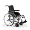 Silla de ruedas manual de acero Wellell Laga autopropulsable plegable.
