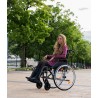 Silla de Ruedas de Aluminio Plegable Wellell Mika