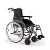 Silla de ruedas manual ligera de aluminio Wellell Mika autopropulsable con freno de acompañante.