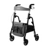 Andador Ligero de Aluminio con Asiento y Cesta W04
