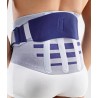 Faja ortesis lumbar estabilizadora LumboLoc Forte de Bauerfeind con cinturones de tracción.