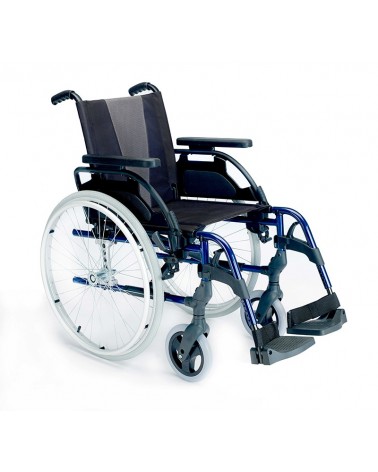 Silla de ruedas Breezy Style de Sunrise con ruedas de 24" y Quick Release