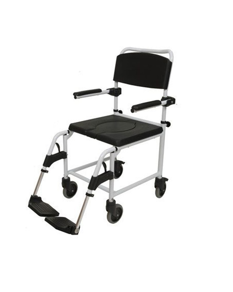 SILLA ALUMINIO "CORCEGA" CON RUEDAS PEQUEÑAS SILLA ALUMINIO "CORCEGA" CON RUEDAS PEQUEÑAS
