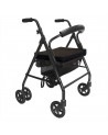 rollator KMINA confort con freno de presión negro
