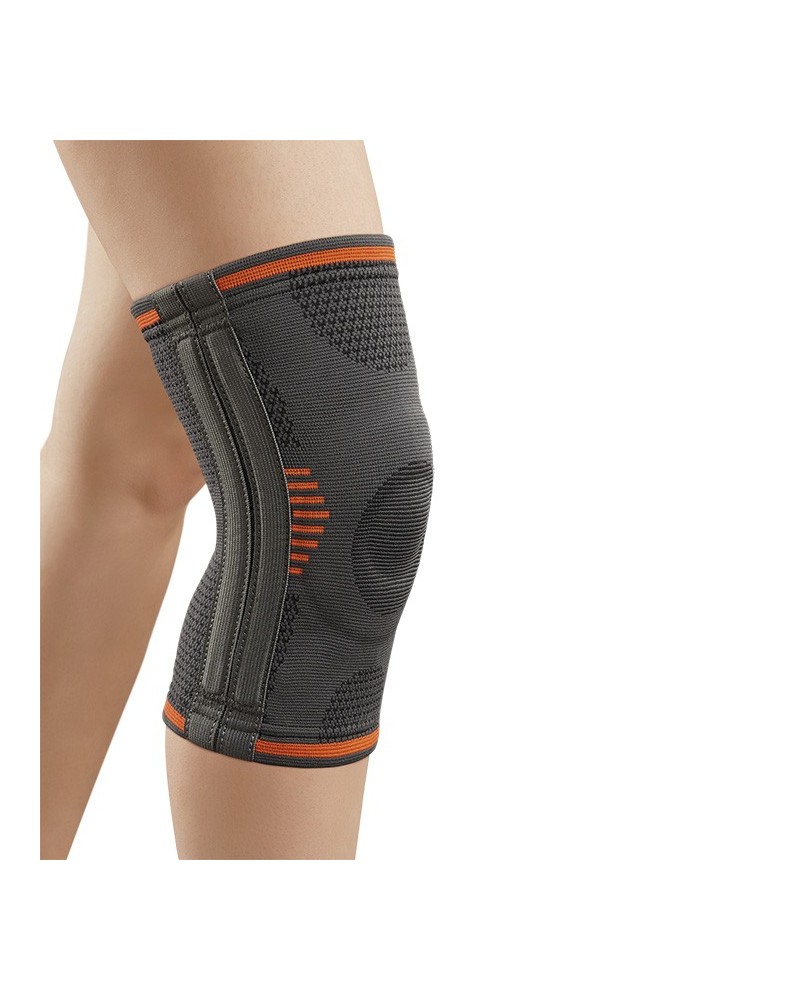 Rodilla con estabilizadores laterales y almohadilla Rodilla con estabilizadores laterales y almohadilla