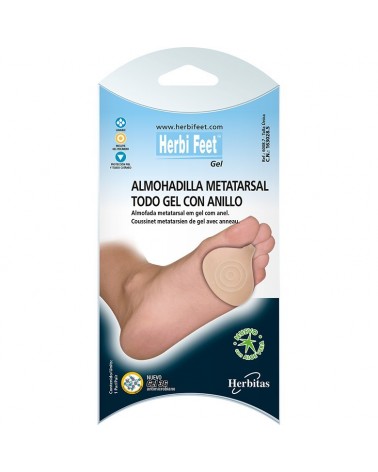 Almohadilla Metatarsal de Gel con Anillo