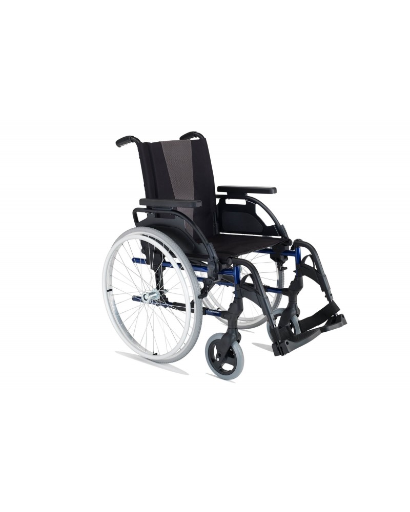 Báscula BVT para silla de ruedas con plataforma en aluminio, asas y ruedas.  Verificada CE