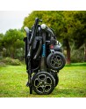 Silla de Ruedas Eléctrica Plegable Alma de Fibra de Carbono