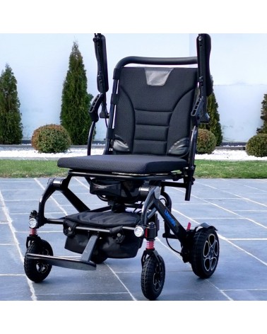 Silla de Ruedas Eléctrica Plegable Alma de Fibra de Carbono