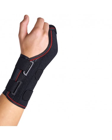 Muñequera con Férula Palmar Dorsal 4º y 5º Dedos Semirrígida