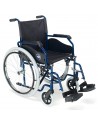 La silla de ruedas breezy 90 cuenta con una cruceta tubular. Estructura de acero plegable.