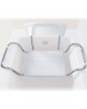 Asiento de Bañera con Respaldo Onda
