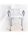 Silla de Ducha con Apoyabrazos Acolchados Onda