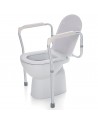 Reposabrazos para WC Regulable | Aluminio Anodizado, Antideslizante, 100kg