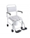 Silla de Ruedas para Ducha y WC de Aluminio
